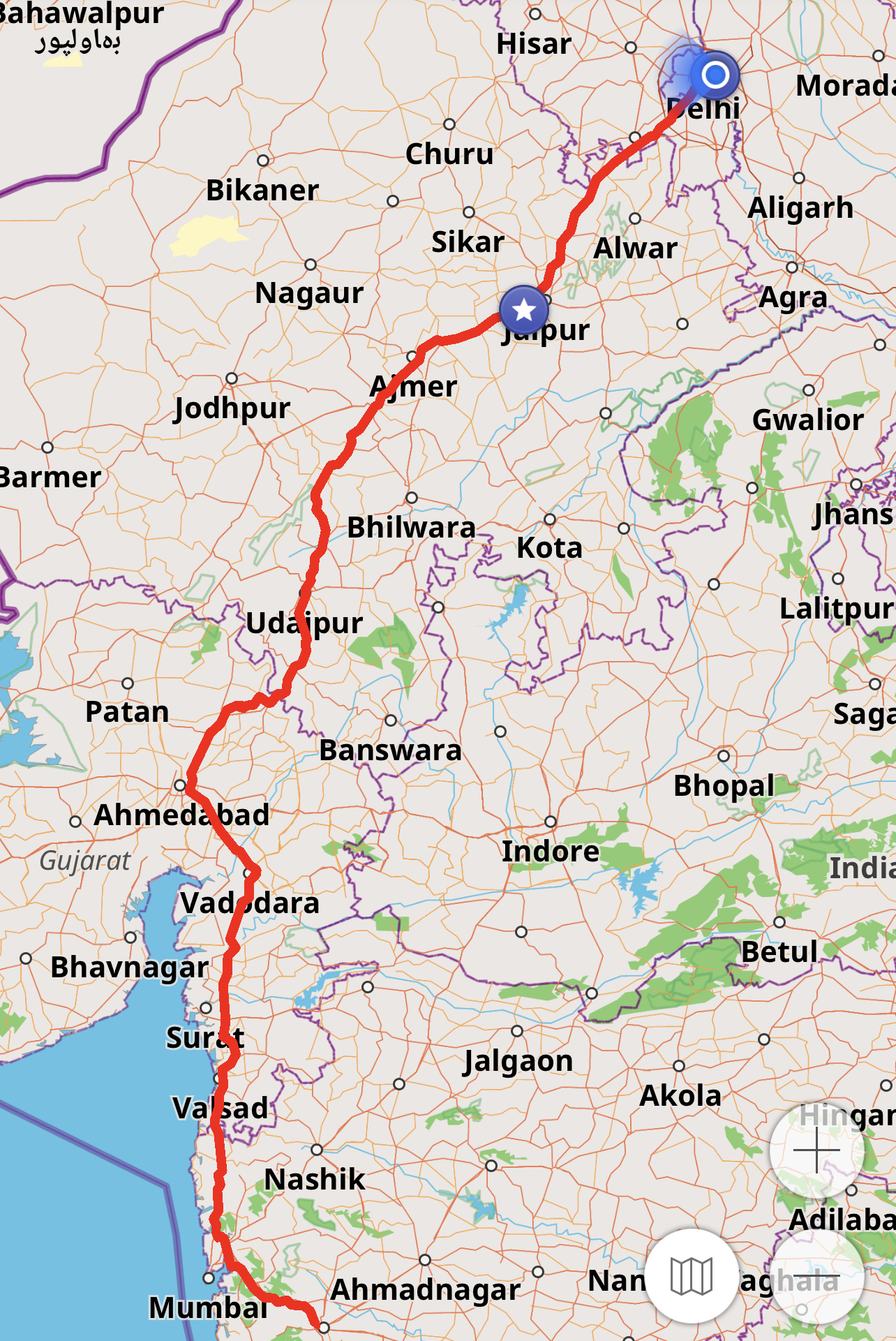 Delhi To Ahmedabad Road Route Map Pune To Delhi And Back By Road | Bio-Nmr Research Lab